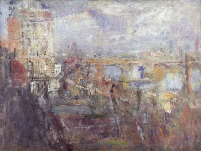 The View from the Adelphi (Waterloo Bridge), 1926 by Ambrose McEvoy